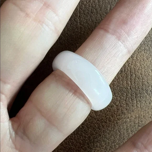 🪅Pink Y2K Acrylic Rhinestone Chunky Handcrafted Ring with Gemstones Sz 6.5 new - Picture 2 of 4